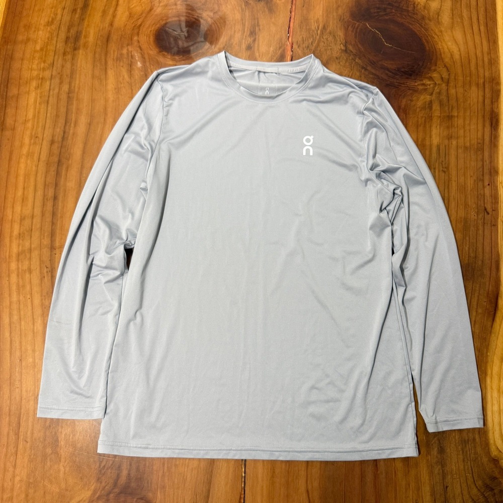 On Core Running T-shirt Mens Medium Crew neck Knit L/S Lightweight Polyester S20